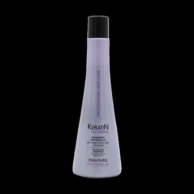Sampon pentru par blond decolorat si grizonat No Yellow, 250ml, Phytorelax