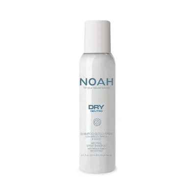 Sampon uscat fara apa cu amidon de tapioca si cocos Neutral, 100ml, Noah