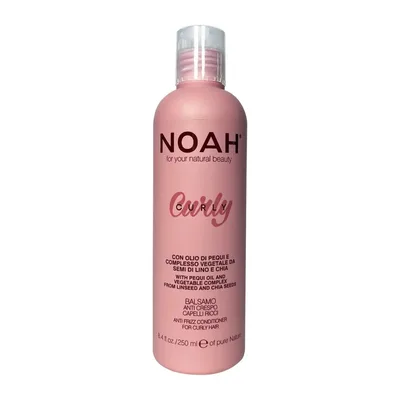 Balsam pentru par cret cu efect anti-frizz, 250ml, Noah