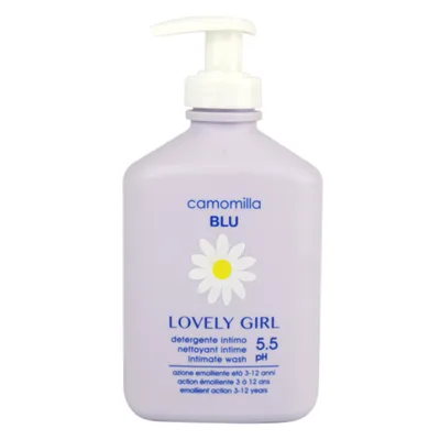 Gel intim de curatare pH 5.5 Lovely Girl, 300ml, Camomilla Blu