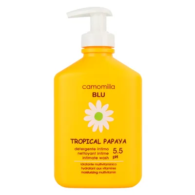 Gel intim de curatare pH 5.5 Tropical Papaya, 300ml, Camomilla Blu
