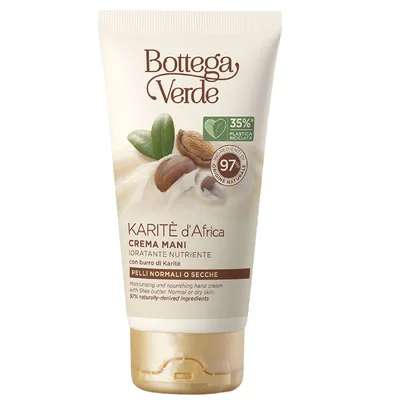 Crema de maini intens hidratanta cu unt de shea si karite, 75ml, Bottega Verde