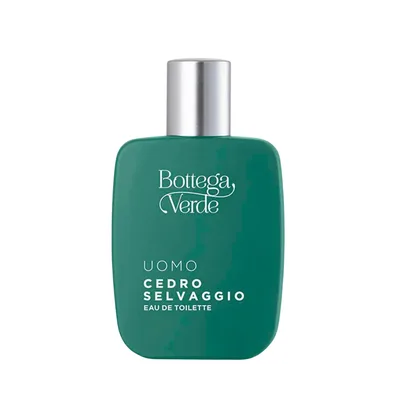 Apa de toaleta cu extract de lemn de cedru Cedro Selvaggio, 50ml, Bottega Verde