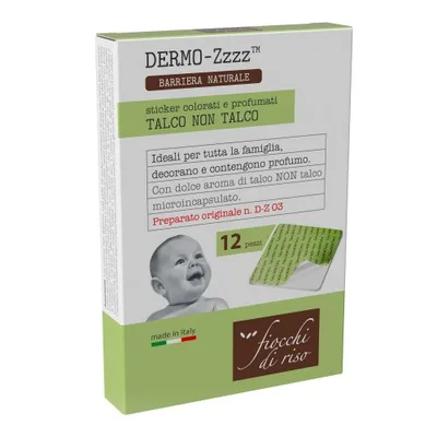 Stickere parfumate dermo-protectoare Dermo-Zzzz, 12 bucati, Fiocchi di Riso