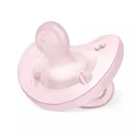 Suzeta anatomica din silicon PhysioSoft 6-16 luni Roz, 1 bucata, Chicco