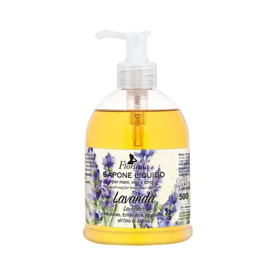 Sapun lichid vegetal hidratant cu lavanda si ulei de jojoba, 500ml, Florinda