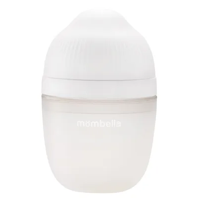 Biberon anticolici cu tetina din silicon Breast-Like Ivory, 300ml, Mombella