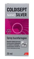 Spray pentru gat Coldisept NanoSilver, 20ml, Arkona