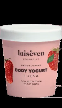 Iaurt de corp cu extract de capsuni, 300ml, Laiseven