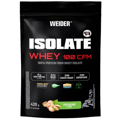 Izolat proteic cu aroma de Pistachio Isolate Whey 100 CFM, 420g, Weider