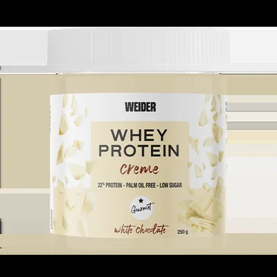 Crema proteica cu aroma de ciocolata alba Whey Protein White Spread, 250g, Weider