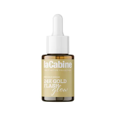 Ser pentru fata anti-imbatranire 24K Gold Flash Glow Multi-Active, 30ml, La Cabine
