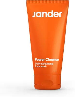 Gel exfoliant pentru ten barbati cu carbune activ anti-poluare, 75ml, Jander Skin