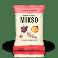 Chipsuri din pastarnac sfecla si cartof dulce, 85g, Mikso