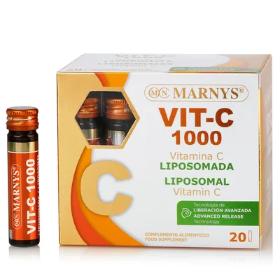 Vitamina C Lipozomala 1000mg, 20 fiole, Marnys