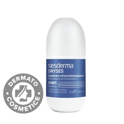 Deodorant roll-on antiperspirant pentru barbati Dryses, 75ml, Sesderma