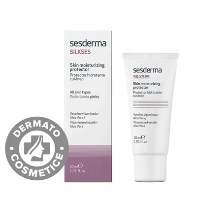 Protector cutanat hidratant Silkses, 30ml, Sesderma