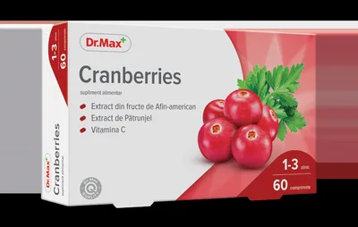 Dr. Max Cranberries​, 60 comprimate