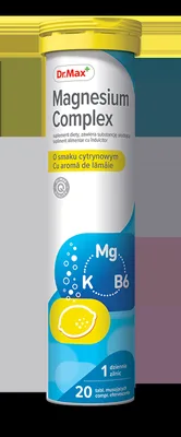 Dr. Max Magnesium Complex, 20 comprimate efervescente
