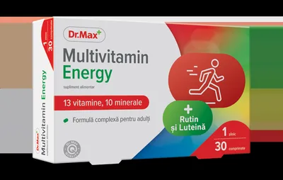 Dr. Max Multivitamin Energy, 30 comprimate