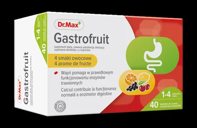 Dr. Max Gastrofruit, 40 comprimate masticabile