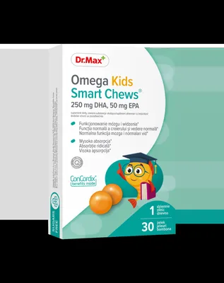 Dr. Max Omega Kids Smart Chews, 30 jeleuri