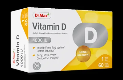 Dr. Max Vitamina D 4000UI, 60 capsule