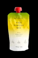 Piure pasteurizat din fructe cu mere ananas si nuca de cocos, 180g, Nutrino Lab