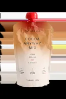 Piure pasteurizat din fructe cu mere si banane cu adaos de ovaz si pudra de cacao, 180g, Nutrino Lab