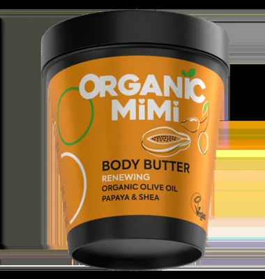 Unt de corp regenerant cu ulei de masline si papaya, 200ml, Organic Mimi