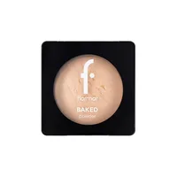 Pudra de fata Baked Powder 21 Beige With Gold, 9g, Flormar