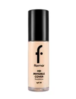 Fond de ten Invisible Cover HD 80 Soft Beige, 30ml, Flormar