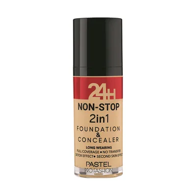 Fond de ten si corector 2in1 24h Profashion No. 604 Vanilla, 30ml, Pastel