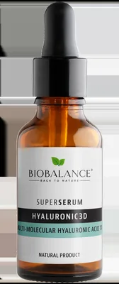 Ser de fata cu acid hialuronic multi-molecular 1% Hyaluronic 3D, 30ml, Bio Balance