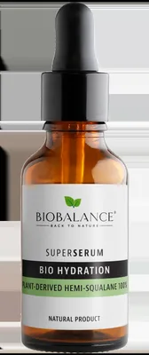 Ser de fata Bio Hydration Plant-Derived Hemi-Squalane 100% Dry Oil, 30ml, Bio Balance