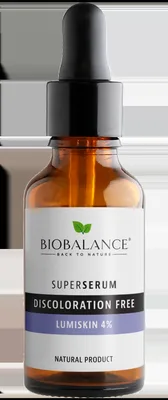 Ser de fata discoloration free Lumiskin 4% Super Serum, 30ml, Bio Balance