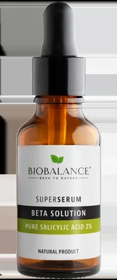 Ser de fata cu acid salicilic pur 2% Beta Solution, 30ml, Bio Balance