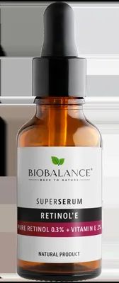 Ser de fata Retinol'e Retinol pur 0,3 + Vitamina E 2% Super Serum, 30ml, Bio Balance