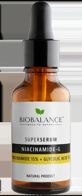 Ser de fata Niacinamide-G 15% + Acid glicolic 5%, 30ml, Bio Balance