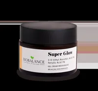 Crema gel hidratanta cu 3-O-Ethyl Acid Ascorbic 5% si Acid Ferulic 1% Super Glow, 50ml, Bio Balance