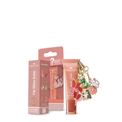 Balsam de buze cu efect lucios si breloc surpriza Coco Vanilla, 10ml, Bio Balance