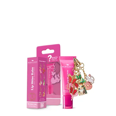 Balsam de buze cu efect lucios si breloc surpriza Birthday Cake, 10ml, Bio Balance