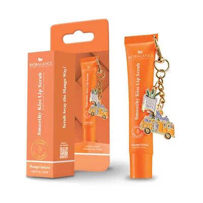 Exfoliant pentru buze Mango Gelato, 15ml, Bio Balance