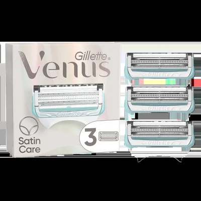Set rezerve aparat ras pentru zona intima Venus Satin Care, 3 bucati, Gillette