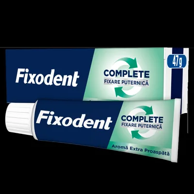 Crema adeziva pentru proteza dentara Complete Fresh, 47g, Fixodent