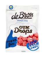Jeleuri gumate cu aroma de zmeura fara zahar si fara gluten, 100g, Debron