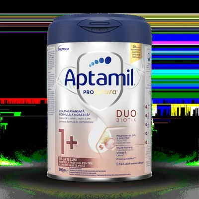 Formula premium pentru copii de 1-2 ani PRO Futura DUO-BIOTIK 1+, 800g, Aptamil