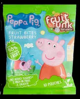 Gustare din fructe cu capsuni Peppa Pig, 100g, Fruit Funk