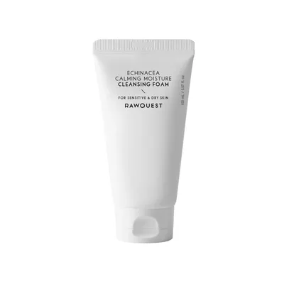 Spuma de curatare calmanta si hidratanta cu Echinacea pentru piele sensibila, 150ml, RawQuest