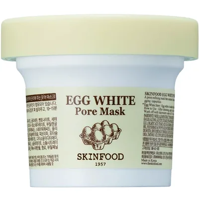 Masca de fata cu albus de ou pentru pori, 120g, Skinfood